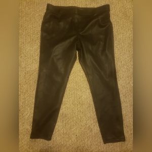 Xxl (size 19) faux leather leggings